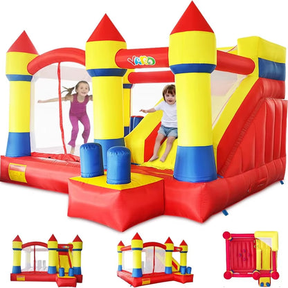 YARD Bounce House with Slide Commercial Bouncy Castle for Age 8-12 Inflatable Bounce House with Blower for Outdoor Party