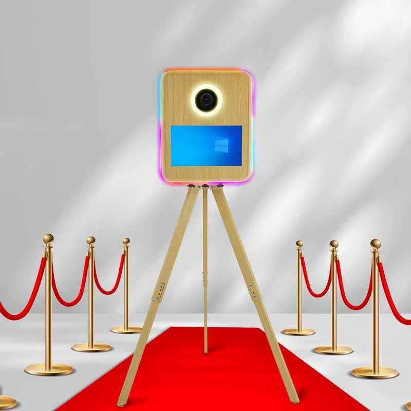 Photo Booth, Touch Selfie Photo Interaction Built-In Printer