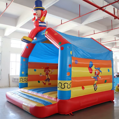 Commercial Clown Circus Bounce House Bouncy