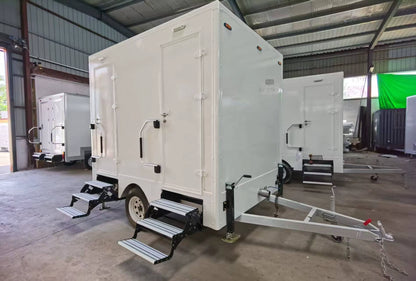 Fiberglass & Steel Mobile Prefabricated Public Bathroom Portable Outdoor Toilet with Shower Room for Sale for Villas