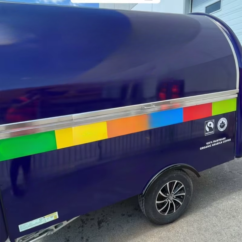 Fully Equipped Stainless Steel Mobile Food Trailer