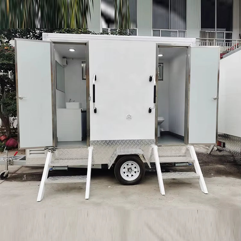 Multifunctional Portable Toilets Trailer Prefab Shower Room and Toilet for Outdoor Use