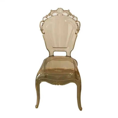 Transparent Simple Dining Chairs Creative Kitchen Furniture Household Acrylic Crystal Dining Chair Designer Palace Style Stool H