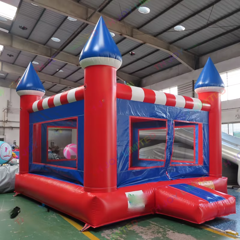Red 4x4M Commercial Inflatable Bounce House