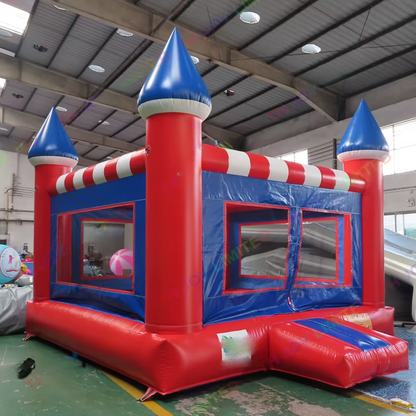 Red 4x4M Commercial Inflatable Bounce House