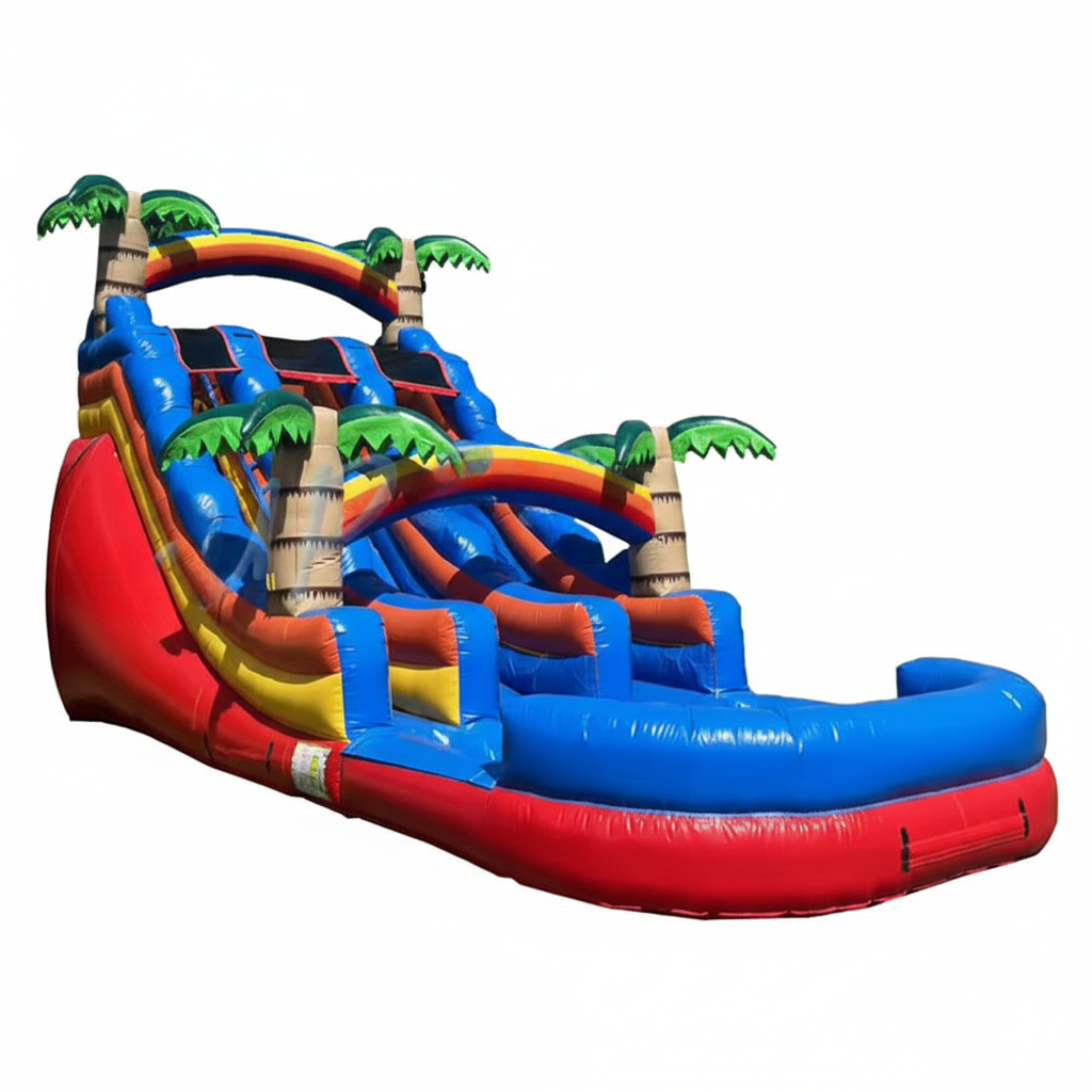 Portable Inflatable Bounce House & Water Slide for Kids
