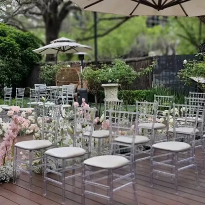'Hotel Event Party Rental Transparent Acrylic Tiffany Clear Chair