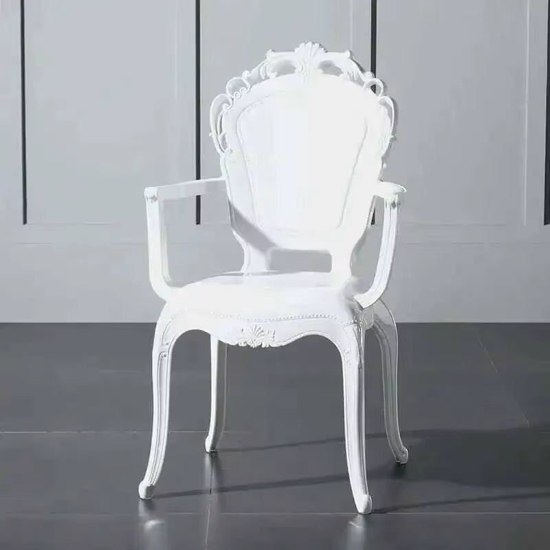 Transparent Simple Dining Chairs Creative Kitchen Furniture Household Acrylic Crystal Dining Chair Designer Palace Style Stool H