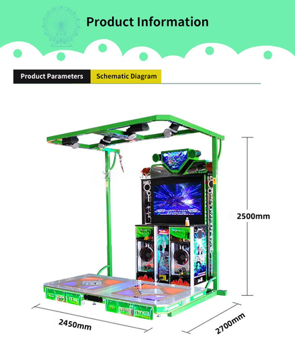 Pump It Up Music Dance Arcade Machine