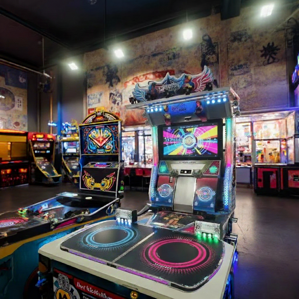 Multiplayer Rhythm Dance Battle Arcade Machine