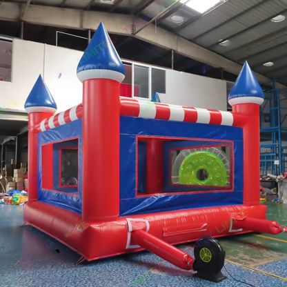 Red 4x4M Commercial Inflatable Bounce House