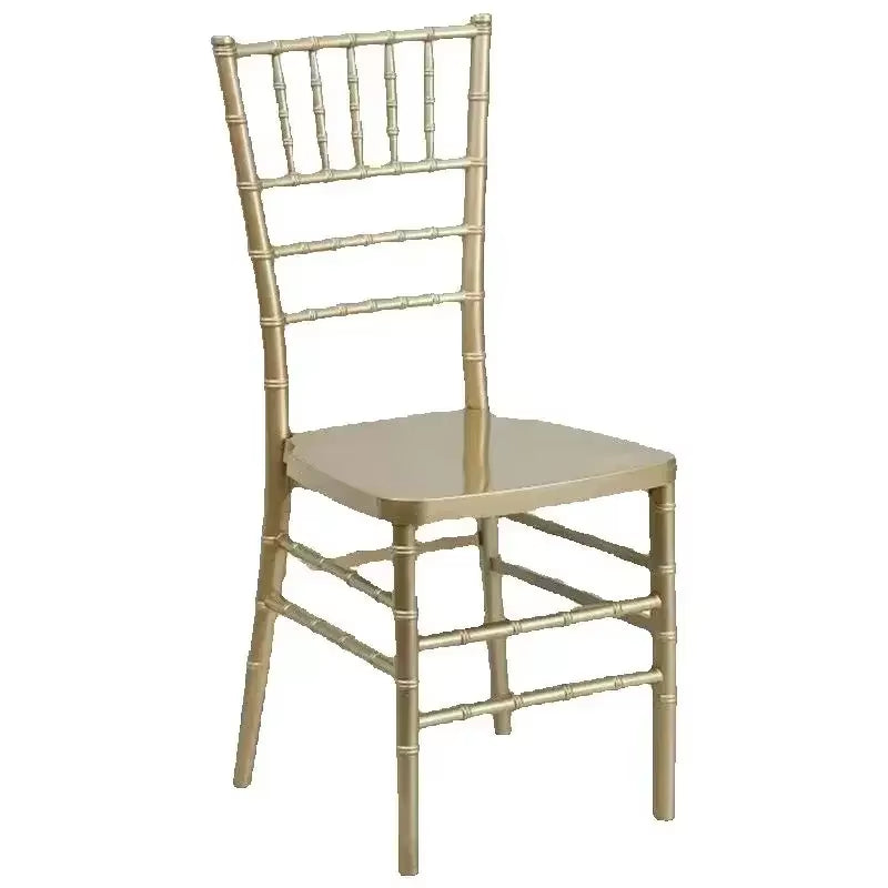 For Wedding Outdoor Events Resin-Gold Spray Painted Tiffany Acrylic Removable Chavari and Phoenix Chair Dining Chairs Стул