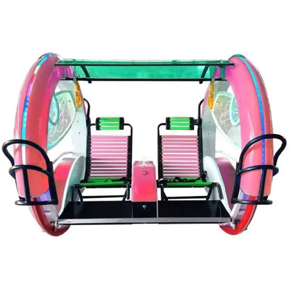 Double Occupancy PVC Music Bar Car Roller Coaster Indoor and Outdoor Use Children'S Night Market Amusement Equipment